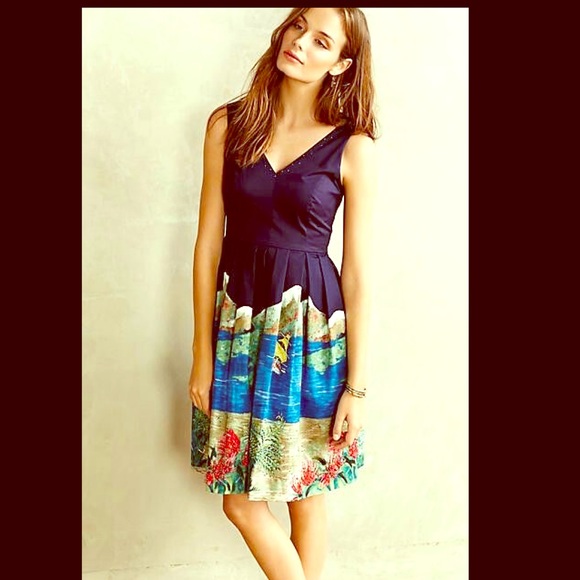 Moulinette Soeurs Handpainted Island Dress - Picture 1 of 8